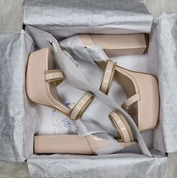 Marc Fisher LTD Frita High Heels Light Natural Nude - Picture 7 of 16